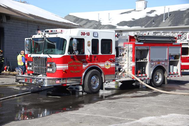 CJ's Garage fire. Photo courtesy of Bill Marshall.

